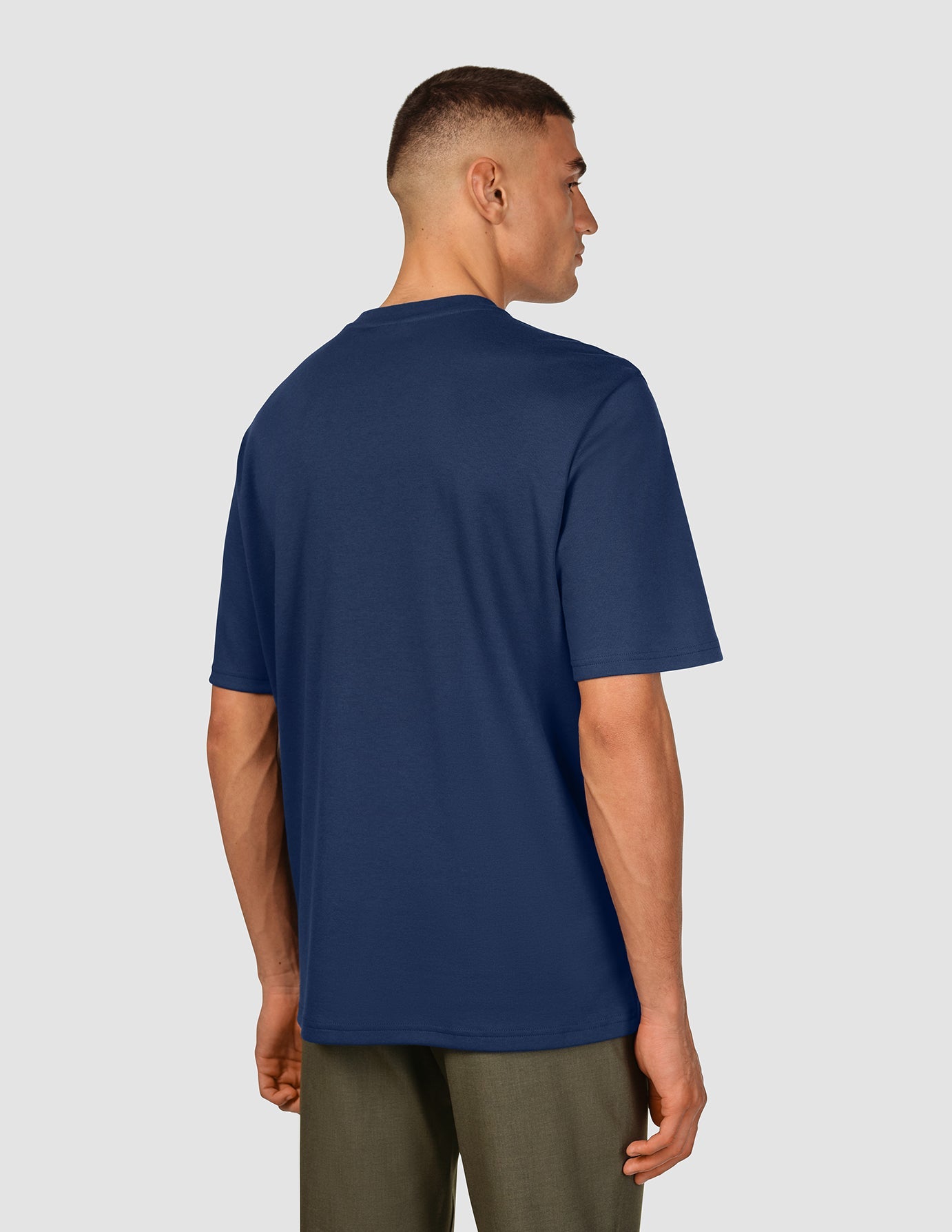 Heavy Box Fit T-shirt Navy